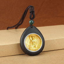 Load image into Gallery viewer, Abundance Rotating Quan Yin Thangka Necklace