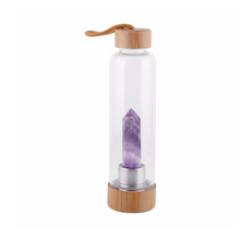 Load image into Gallery viewer, Abundance Power Infused Crystals Water Bottle