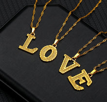 Load image into Gallery viewer, Letter Necklace