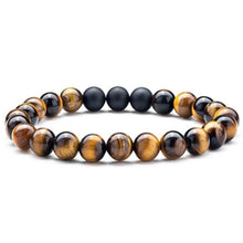 Load image into Gallery viewer, Tiger Eye and Agate Stone Wealth Bracelet