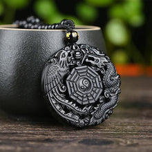 Load image into Gallery viewer, Lucky Black Bagua Pendant
