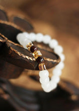 Load image into Gallery viewer, Natural White Chalcedony Bracelet