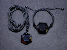 Load image into Gallery viewer, Obsidian Necklace & Bracelet