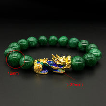 Load image into Gallery viewer, Prosperity and High Vibe Jade Bracelet
