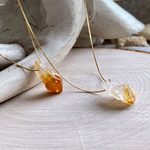 Load image into Gallery viewer, Crystal Clear Intentions Citrine Quartz Necklace