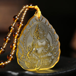 Gold God of Wealth Pendant