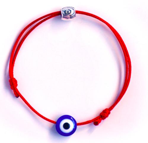 Red String with Evil Eye