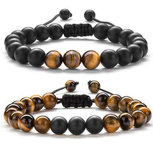 Load image into Gallery viewer, Tiger Eye and Agate Stone Wealth Bracelet