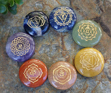 Load image into Gallery viewer, Chakra Sanskrit Stones