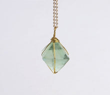 Load image into Gallery viewer, Growth and Renewal Green Fluorite Necklace