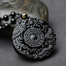 Load image into Gallery viewer, Lucky Black Bagua Pendant