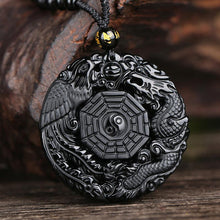 Load image into Gallery viewer, Lucky Black Bagua Pendant