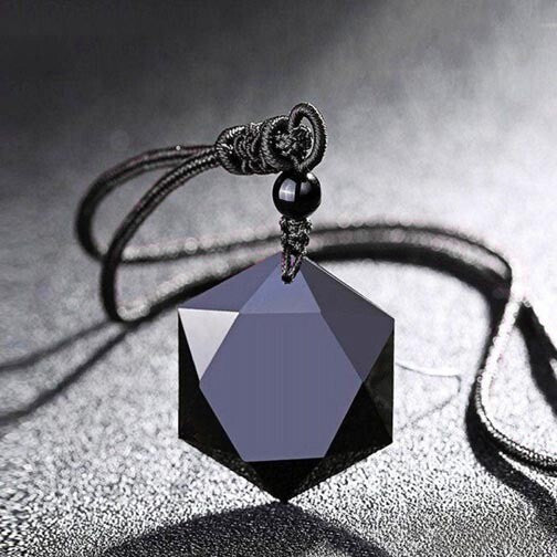 Obsidian Necklace & Bracelet