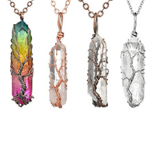 Load image into Gallery viewer, Rainbow Stone Healing Necklace