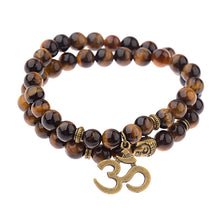 Load image into Gallery viewer, Good Luck Charm Tiger Eye bracelet