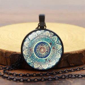 Mandala Glass Pendant