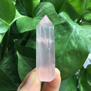 Rose Quartz Point Healing Crystal