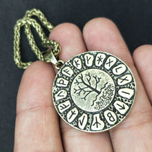 Load image into Gallery viewer, Abundance Rune and Tree of Life Pendant